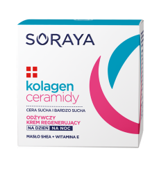 Soraya, Výživný regeneračný denný a nočný krém s kolagénom a ceramidmi 50ml