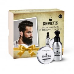 ROOMCAYS, Zestaw #2 kosmetyków dla mężczyzn olejek do brody 50ml + wosk do wąsów 30ml