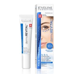 Eveline Cosmetics, Face Therapy Professional Dermorevital kuracja S.O.S. redukująca cienie i obrzęki pod oczami 15ml