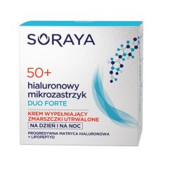 Soraya, Hyaluronic Micro-Sastrzyk Duo Forte 50+ fixační krém na vyplnění vrásek na den a noc 50ml
