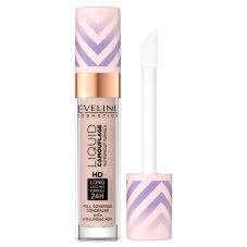 Eveline Cosmetics Liquid Camouflage voděodolný korektor s kyselinou hyaluronovou 03 Soft Natural 7,5 ml