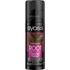 Syoss, Root Retouch spray do maskowania odrostów Ciemny Brąz 120ml