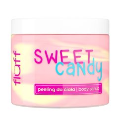 Fluff, telový peeling Sweet Candy 160 ml
