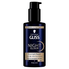 Gliss Night Elixir Noční regenerační kúra pro velmi poškozené a suché vlasy 100ml