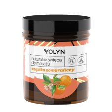 Yolyn, Přírodní masážní svíčka Orange Particle 120ml