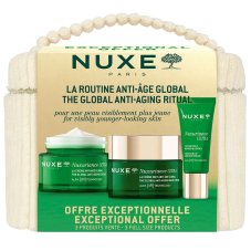 Nuxe Nuxuriance Ultra denní krém proti stárnutí 50 ml + noční krém proti stárnutí 50 ml + krém na oči a rty 15 ml