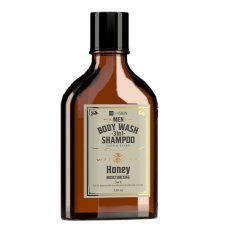 HiSkin, Pánské mytí těla a šampon na vlasy a vousy Whisky 3v1 Honey 330 ml