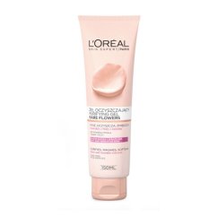 L'Oréal Paris, Skin Expert Rare Flowers čistiaci gél na suchú a citlivú pleť 150 ml