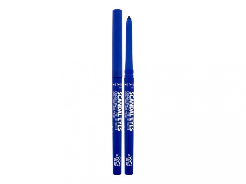 Rimmel London Scandal Eyes Exaggerate Eye Definer, Ceruzka na oči, 0,35 g, 004 Cobalt Blue