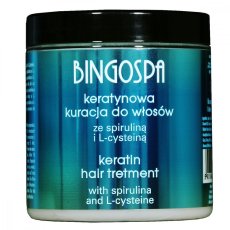 BingoSpa, Keratynowa kuracja do włosów ze spiruliną i L-cysteiną 250g