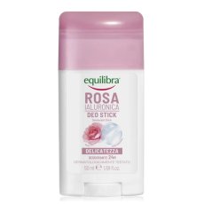 Equilibra, tyčinkový deodorant Rosa rose s kyselinou hyaluronovou 50ml