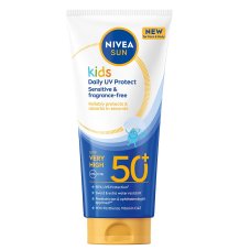 Nivea Sun Kids Daily UV Protect dětský opalovací balzám na obličej a tělo s velmi vysokým ochranným faktorem SPF50+ 100 ml