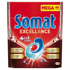Somat, kapsuly do umývačky riadu Excellence 4v1 48ks.