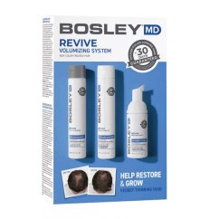 BosleyMD, sada šampón na nefarbené vlasy Revive 150ml + kondicionér na vlasy 150ml + bezoplachová pena 100ml
