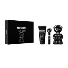 Moschino Toy Boy sada parfumovaná voda v spreji 100ml + parfumovaný telový gél 100ml + parfumovaná voda v spreji 10ml