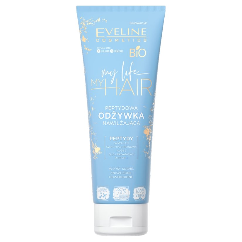 Eveline Cosmetics, My Life My Hair peptydowa odżywka nawilżająca 250ml