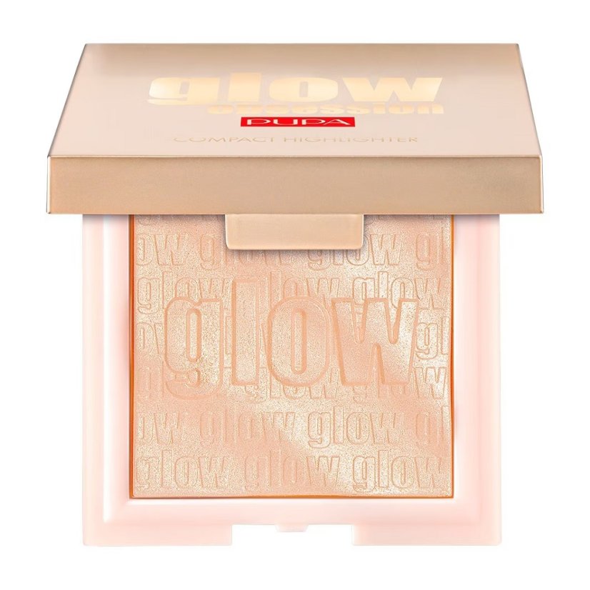 Pupa Milano, Kompaktní rozjasňovač Glow Obsession 100 Light Gold 6g