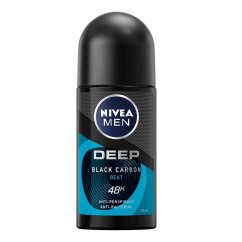 Nivea, Men Deep Black Carbon Beat antyperspirant w kulce z aktywnym węglem 50ml