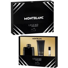 Mont Blanc Legend set parfémová voda ve spreji 100 ml + parfémová voda v miniatuře 7,5 ml + sprchový gel 100 ml