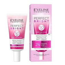 Eveline Cosmetics Perfect Bright rozjasňujúci matujúci krém na tvár SPF50 30ml