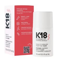 K18, Leave-In Molecular Repair Hair Mask intensywnie regenerująca maska do włosów bez spłukiwania 15ml