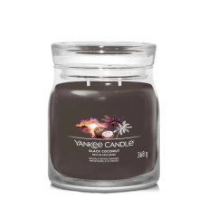 Yankee Candle Čierna kokosová sviečka so strednou vôňou 368g
