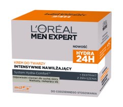 L'Oréal Paris, Men Expert Hydra 24H intenzívny hydratačný krém na tvár 50ml