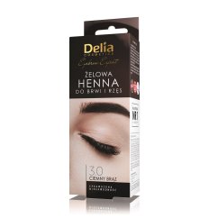 Delia, Eyebrow Expert gélová henna na obočie a mihalnice 3.0 Dark Brown 15ml