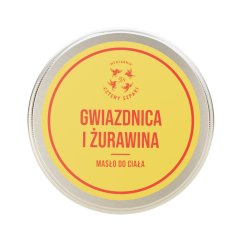 Mydlarnia Cztery Szpaki, Masło do ciała Gwiazdnica i Żurawina 150ml
