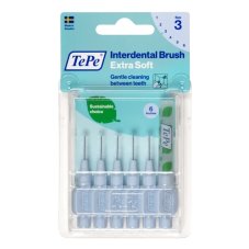 TePe, Extra měkké mezizubní kartáčky 0,6 mm světle modré 6 ks