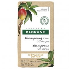 Klorane, Šampón Bar šampón na suché vlasy s mangom 80g