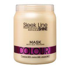 Stapiz, Sleek Line Colour Mask maska z jedwabiem do włosów farbowanych 1000ml