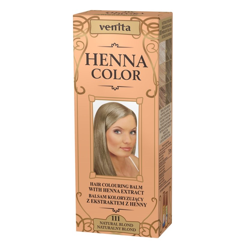 Venita, Henna Color balsam koloryzujący z ekstraktem z henny 111 Natural Blond 75ml