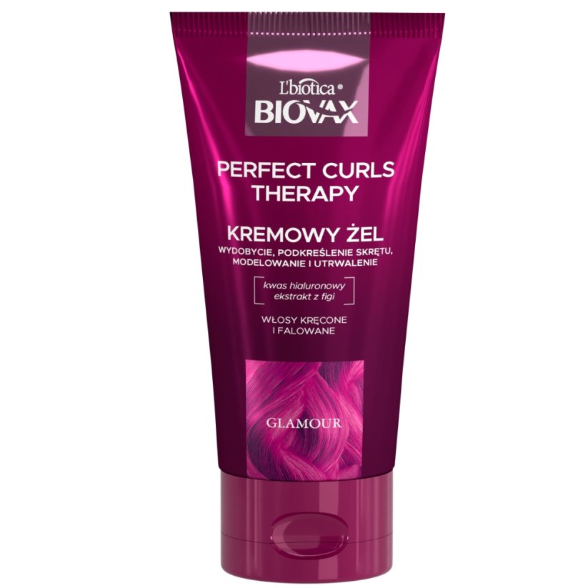 BIOVAX, Glamour Perfect Curls Therapy nawilżający żel do stylizacji fal i loków 150ml