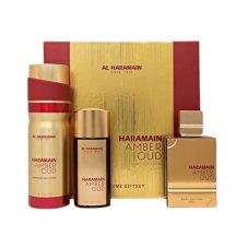 Al Haramain Amber Oud Ruby Edition sada parfémovaná voda ve spreji 75ml + parfémovaná voda ve spreji 30ml + deodorant ve spreji 200ml