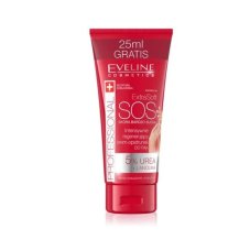 Eveline Cosmetics Extra Soft SOS intenzívny regeneračný krém na ruky 5% urea + lanolín 100ml