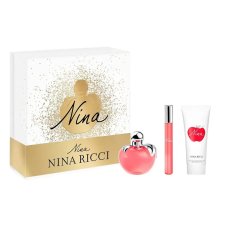Nina Ricci Nina set toaletní voda ve spreji 50 ml + tělové mléko 75 ml + toaletní voda roll-on 10 ml
