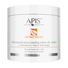 APIS, Orange Terapis pomarańczowy peeling solny do ciała z minerałami z Morza Martwego 700g