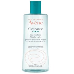 Avene, Cleanance Micellar Water płyn micelarny do skóry tłustej i problematycznej 400ml