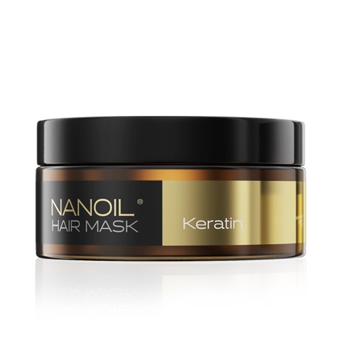 Nanoil, keratínová maska na vlasy 300 ml