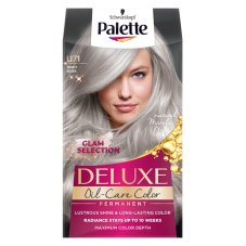 Palette, Deluxe Oil-Care Color permanent na vlasy s mikro olejom U71 Frosty Silver