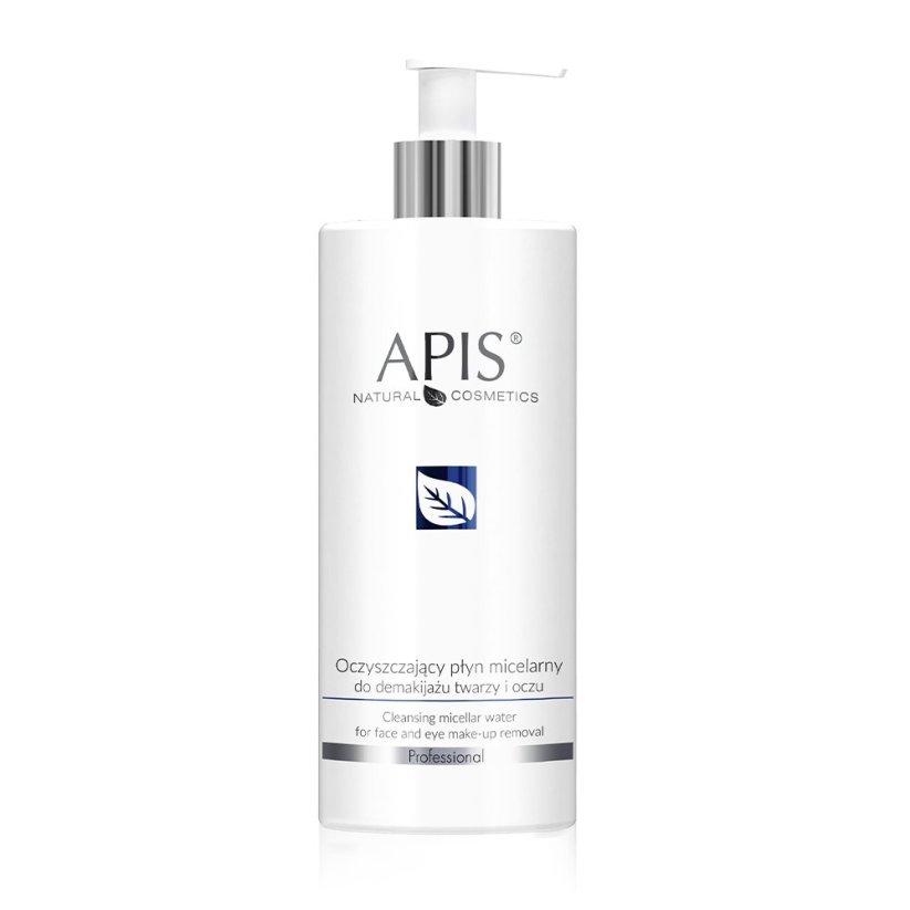 APIS, Cleansing Micellar Water oczyszczający płyn micelarny do demakijażu twarzy i oczu 500ml