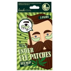 Look At Me, Men’s Under Eye Patches płatki pod oczy dla mężczyzn Hemp Seed 5 par