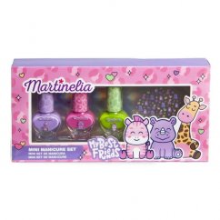 Martinelia, My Best Friends Mini Manicure Set sada laků na nehty 3ks. + samolepky na nehty