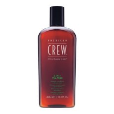 American Crew, šampon a mycí gel 3 v 1 Tea Tree 450 ml