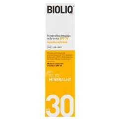BIOLIQ, Minerální ochranná emulze SPF30 30ml