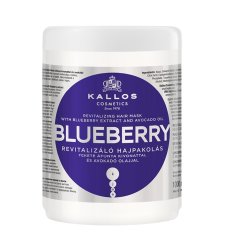 Kallos Cosmetics, KJMN Blueberry Revitalizing Hair Mask rewitalizująca maska do włosów z ekstraktem jagód 1000ml