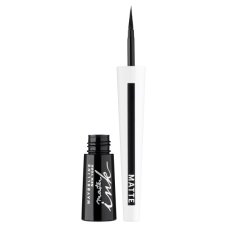Maybelline, Master Ink Matte štetec na očné linky 10 Charcoal Black