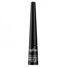 Topface, Dlhotrvajúca vododolná očná linka vododolná kefka na očnú linku Carbon Black 2,5 ml