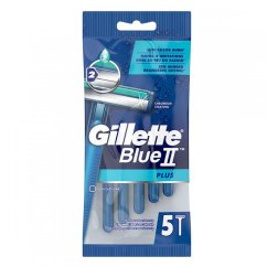Gillette, Blue II Plus jednorazové holiace strojčeky 5ks.